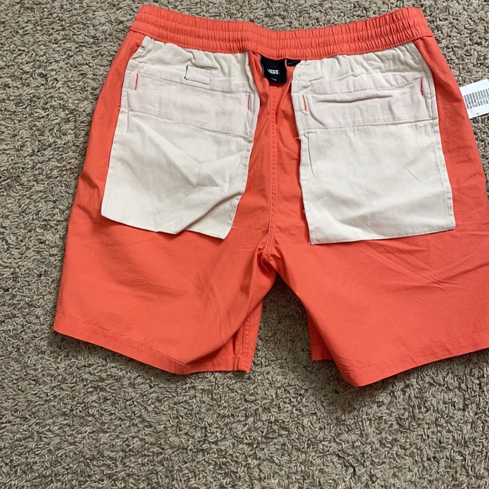 Vans men’s orange Range shorts - Picture 7 of 7